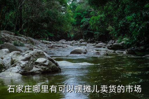 石家莊哪里有可以擺攤兒賣貨的市場