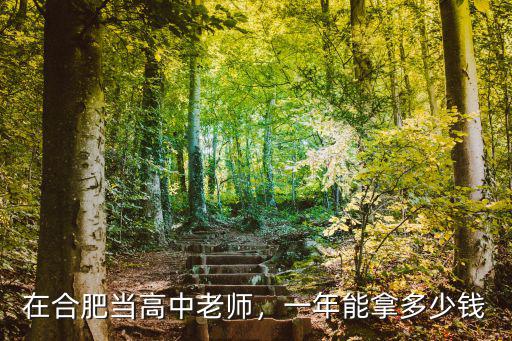合肥電競高中一學期多少錢,在合肥當高中老師