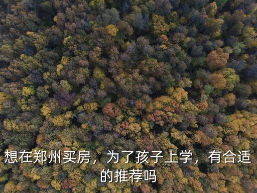 鄭州沒買房孩子怎么上學,為了孩子上學