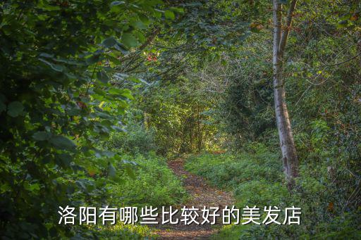 洛陽哪里學剪發比較好,洛陽有哪些比較好的美發店