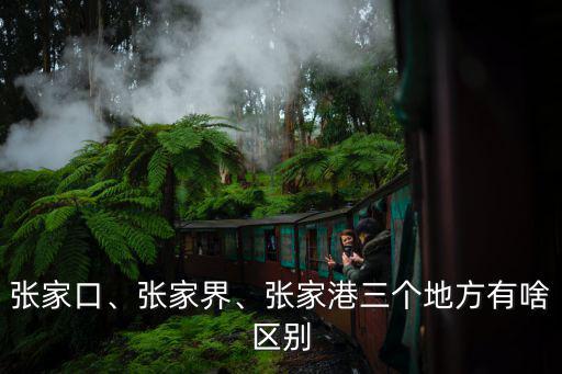 張家口、張家界、張家港三個地方有啥區別