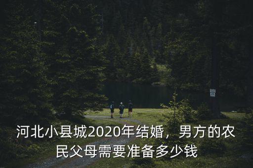河北小縣城2020年結婚，男方的農民父母需要準備多少錢