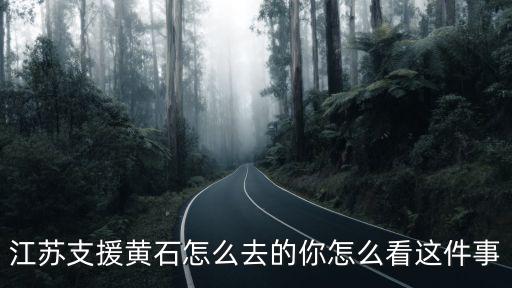 黃石怎么變成江蘇對接,江蘇支援黃石怎么去的
