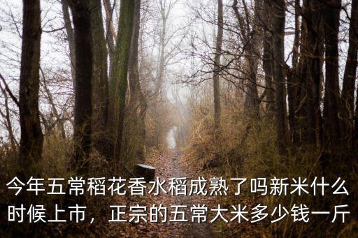 秦皇島五常大米多少錢,正宗的五常大米多少錢一斤
