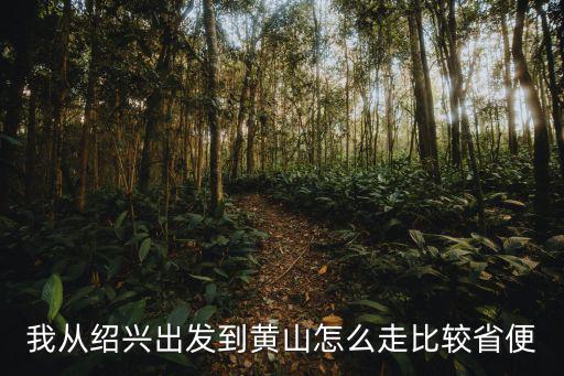 我從紹興出發到黃山怎么走比較省便