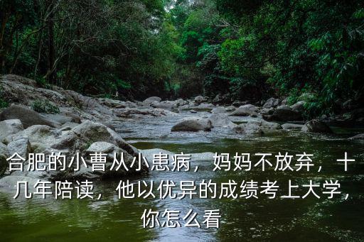 合肥的小曹從小患病，媽媽不放棄，十幾年陪讀，他以優異的成績考上大學，你怎么看