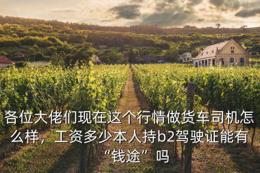 邢臺(tái)b本司機(jī)工資多少,工資大概多少