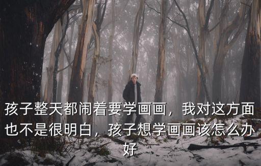 孩子整天都鬧著要學畫畫，我對這方面也不是很明白，孩子想學畫畫該怎么辦好