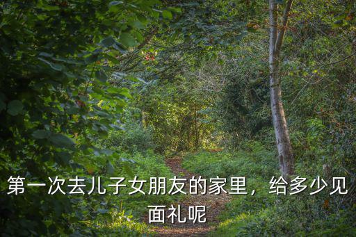 第一次去兒子女朋友的家里，給多少見面禮呢