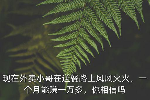 六安省外賣小哥一個月能賺多少,送外賣一個月能賺多少