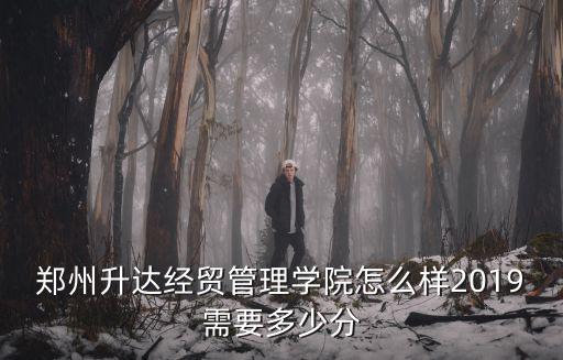 鄭州升達經貿管理學院怎么樣2019需要多少分