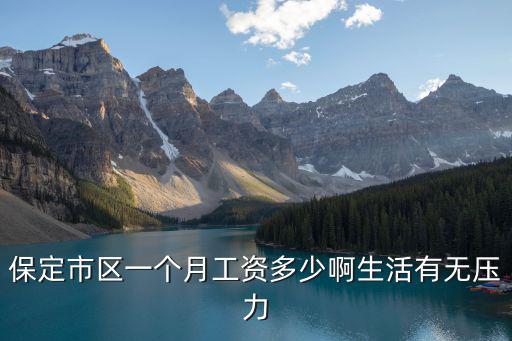 保定一月工資多少,保定平均工資是多少錢
