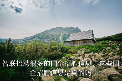 智聯招聘很多的國企招聘信息，這些國企招聘信息是真的嗎