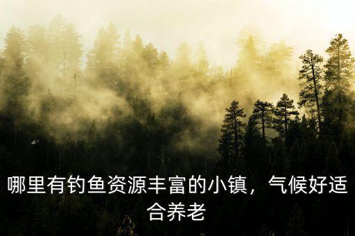 資陽哪里適合釣魚的地方,哪里有釣魚資源豐富的小鎮