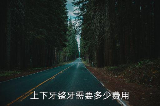 上下牙整牙需要多少費用