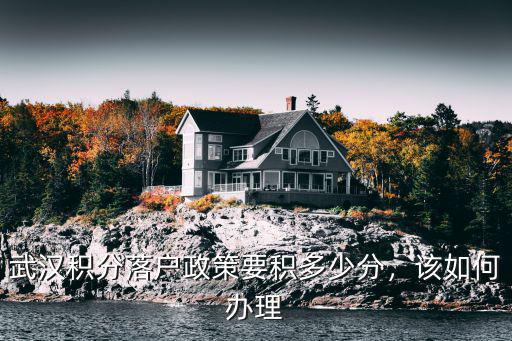 武漢積分落戶政策要積多少分，該如何辦理