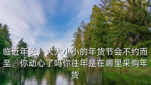 廣元年貨節在哪里,大大小小的年貨節會不約而至