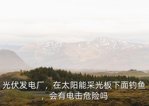 光伏發電廠，在太陽能采光板下面釣魚，會有電擊危險嗎