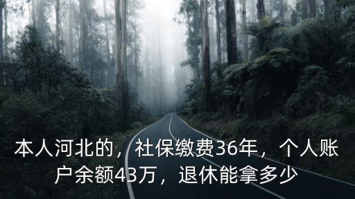 河北退休金有多少,退休能拿多少