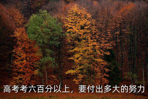 西安慶安高考六百分以上有多少,高考六百分以上有多難