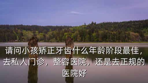 牙齒矯正的年齡哪里好去成都春天,還是去正規的醫院好
