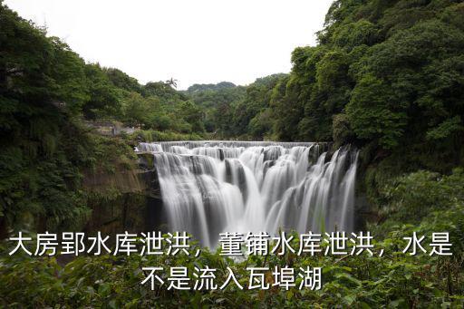 合肥董鋪水庫水產年產值多少,作為合肥水源地的董鋪水庫