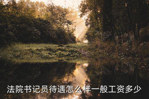 合肥書記員工資多少,聘用制書記員工資多少