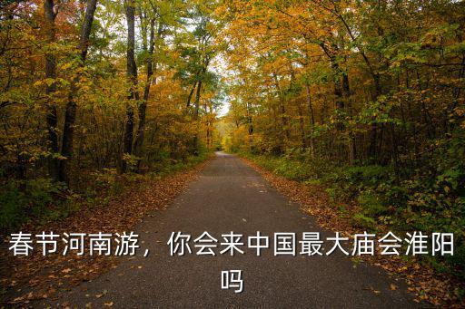 春節(jié)河南游，你會來中國最大廟會淮陽嗎