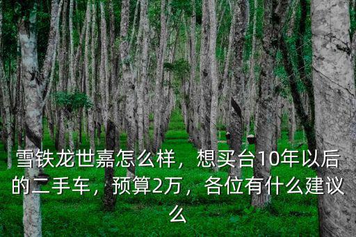 湖北的二手車怎么樣,想買臺10年以后的二手車