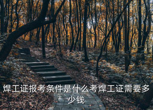 阜陽焊工證去哪里報(bào)名要多少錢,考焊工證需要多少錢