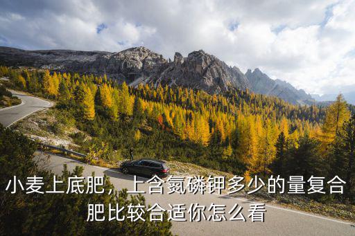 小麥底肥用多少含的復合肥,小麥追肥用多少肥
