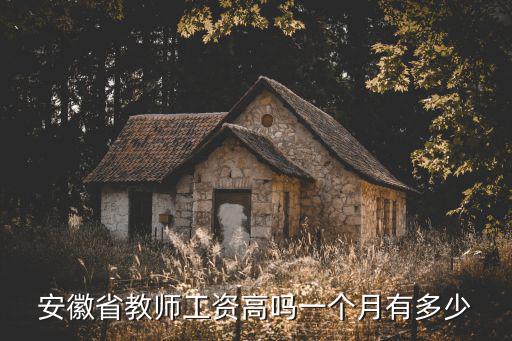 安徽省外聘教師工資大約多少,安徽省教師工資高嗎