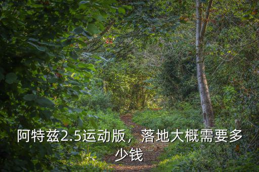 廊坊阿特茲落地多少錢,落地大概需要多少錢