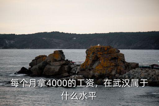 在武漢拿3000的工資怎么樣,在武漢5000一個月的工資