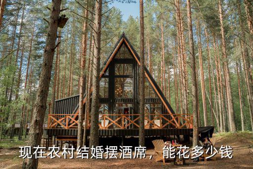 阜陽農村結婚酒席能收多少禮金,農村結婚辦酒席