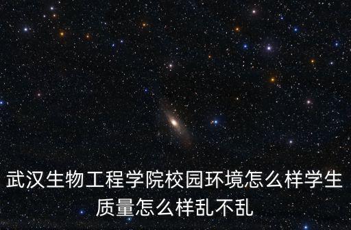 武漢學校生物工程怎么樣,武漢生物工程學院怎么樣