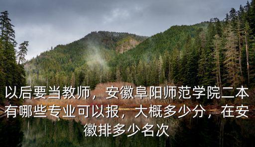 阜陽師范大學(xué)在安徽省排名多少,阜陽師范大學(xué)