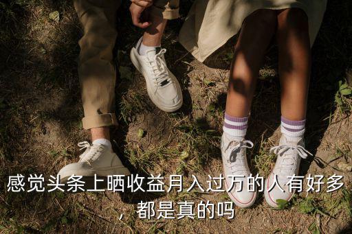 感覺頭條上曬收益月入過萬的人有好多，都是真的嗎