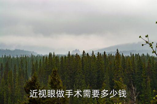 廊坊市醫(yī)院近視手術(shù)多少錢,做近視手術(shù)要花多少錢