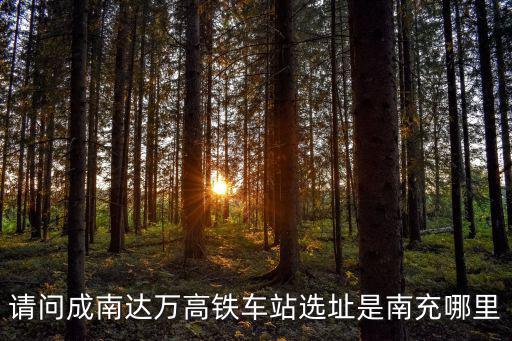 四川安岳高鐵站選址在哪里,達州高鐵站修在哪里