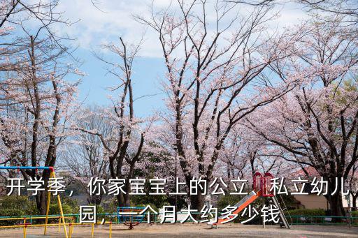 石家莊公立幼兒園一個月多少錢,一個月大約多少錢