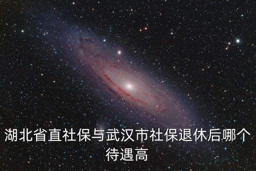 湖北省直社保與武漢市社保退休后哪個待遇高