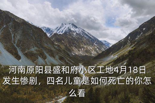 河南原陽四名兒童怎么回事,河南4名兒童被埋事件