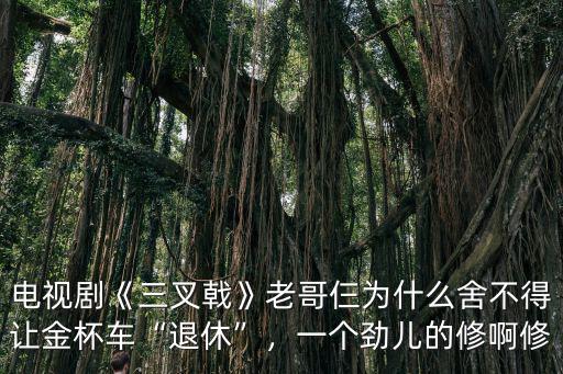電視劇《三叉戟》老哥仨為什么舍不得讓金杯車“退休”，一個勁兒的修啊修