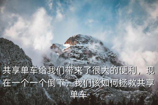 宜昌共享單車現(xiàn)在怎么樣,現(xiàn)在怎么樣了