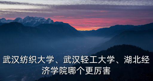 武漢輕工學院酒怎么樣,湖北的武漢輕工大學怎么樣
