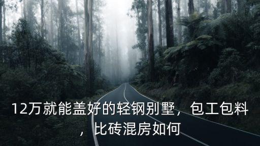 12萬就能蓋好的輕鋼別墅，包工包料，比磚混房如何
