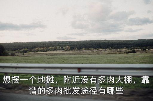 想擺一個(gè)地?cái)?，附近沒(méi)有多肉大棚，靠譜的多肉批發(fā)途徑有哪些