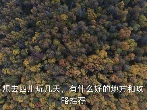 四川瀘州和廣安哪里好玩,四川有哪些好玩的地方和美食