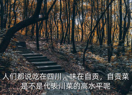 人們都說吃在四川，味在自貢，自貢菜是不是代表川菜的高水平呢